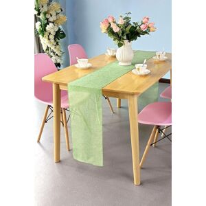 Neel Blue Hessian Table Runner, 29cm x 275cm Jute Fabric Dining Tableware in Light Green Size: 29 cm x 275 cm Light Green 29 cm x 275 cm Neel Blue Hessian Table Runner, 29cm x 275cm Jute Fabric Dining Tableware in Light Green Size: 29 cm x 275 cm Light Green 29 cm x 275 cm
