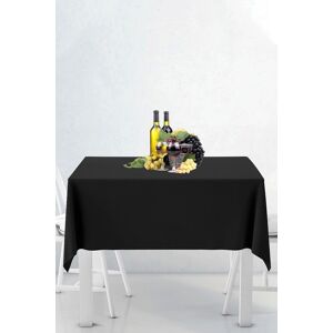 Neel Blue Premium Polyester Tablecloth, Linen Table Cover, 178cm x 178cm in Black Size: 178 cm x 178 cm Black 178 cm x 178 cm Neel Blue Premium Polyester Tablecloth, Linen Table Cover, 178cm x 178cm in Black Size: 178 cm x 178 cm Black 178 cm x 178 cm