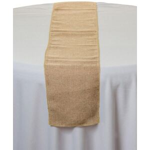 Neel Blue Hessian Table Runner, 29cm x 275cm Jute Fabric Dining Tableware in Brown Size: 29 cm x 275 cm Brown 29 cm x 275 cm Neel Blue Hessian Table Runner, 29cm x 275cm Jute Fabric Dining Tableware in Brown Size: 29 cm x 275 cm Brown 29 cm x 275 cm