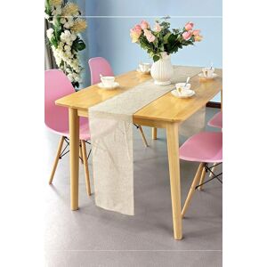 Neel Blue Hessian Table Runner, 29cm x 275cm Jute Fabric Dining Tableware in Cream Size: 29 cm x 275 cm Cream 29 cm x 275 cm Neel Blue Hessian Table Runner, 29cm x 275cm Jute Fabric Dining Tableware in Cream Size: 29 cm x 275 cm Cream 29 cm x 275 cm