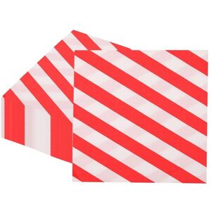 Neel Blue Christmas Party Paper Napkins, White & Red Striped - 33cm x 33cm, 20pcs Size: 33 cm x 33 cm Red 33 cm x 33 cm Neel Blue Christmas Party Paper Napkins, White & Red Striped - 33cm x 33cm, 20pcs Size: 33 cm x 33 cm Red 33 cm x 33 cm