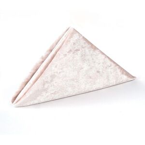Neel Blue Diamond Velvet Napkin with Hemmed Edges, 20x20 Inch in Baby Pink Baby Pink Neel Blue Diamond Velvet Napkin with Hemmed Edges, 20x20 Inch in Baby Pink Baby Pink