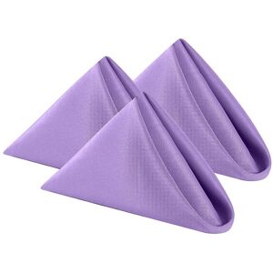 Neel Blue 20 Inch Polyester Table Napkins, Reusable, Wrinkle-Resistant Cloth Napkins, 10pcs in Lavender Lavender Neel Blue 20 Inch Polyester Table Napkins, Reusable, Wrinkle-Resistant Cloth Napkins, 10pcs in Lavender Lavender