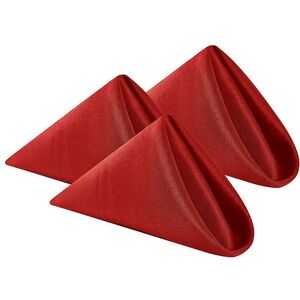 Neel Blue 20 Inch Polyester Table Napkins, Reusable, Wrinkle-Resistant Cloth Napkins, 10pcs in Maroon Maroon Neel Blue 20 Inch Polyester Table Napkins, Reusable, Wrinkle-Resistant Cloth Napkins, 10pcs in Maroon Maroon