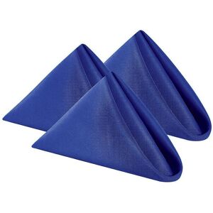 Neel Blue 20 Inch Polyester Table Napkins, Reusable, Wrinkle-Resistant Cloth Napkins, 10pcs in Blue Blue Neel Blue 20 Inch Polyester Table Napkins, Reusable, Wrinkle-Resistant Cloth Napkins, 10pcs in Blue Blue