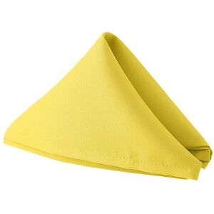 Neel Blue 20 Inch Polyester Table Napkins, Reusable, Wrinkle-Resistant Cloth Napkins, 10pcs in Bright Yellow Bright Yellow Neel Blue 20 Inch Polyester Table Napkins, Reusable, Wrinkle-Resistant Cloth Napkins, 10pcs in Bright Yellow Bright Yellow