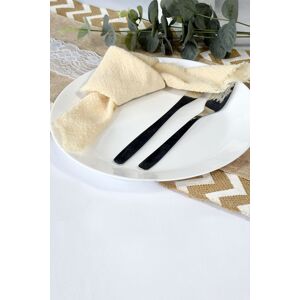Neel Blue Fringe Cloth Napkin, 50cm x 50cm in Beige Size: 50 cm x 50 cm Beige 50 cm x 50 cm Neel Blue Fringe Cloth Napkin, 50cm x 50cm in Beige Size: 50 cm x 50 cm Beige 50 cm x 50 cm