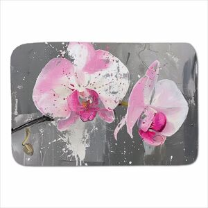 Warren Reed - Designer Pink Orchids Splashart Sherpa Blanket Size: Large Multicolor Large Warren Reed - Designer Pink Orchids Splashart Sherpa Blanket Size: Large Multicolor Large
