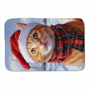 Warren Reed - Designer Christmas Ginger ShorthairCat Sherpa Blanket Size: Large Multicolor Large Warren Reed - Designer Christmas Ginger ShorthairCat Sherpa Blanket Size: Large Multicolor Large