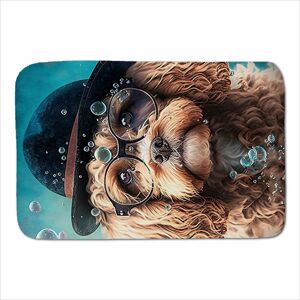 Warren Reed - Designer Cavapoo Dog Splashart Sherpa Blanket Size: Large Multicolor Large Warren Reed - Designer Cavapoo Dog Splashart Sherpa Blanket Size: Large Multicolor Large