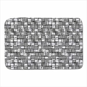 Warren Reed - Designer Irregular Sketched Block Textured Sherpa Blanket in Grey Size: Large Grey Large Warren Reed - Designer Irregular Sketched Block Textured Sherpa Blanket in Grey Size: Large Grey Large