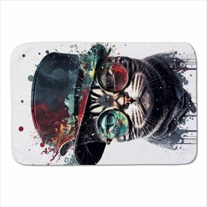 Warren Reed - Designer American Shorthair Cat Splashart Sherpa Blanket Size: Large Multicolor Large Warren Reed - Designer American Shorthair Cat Splashart Sherpa Blanket Size: Large Multicolor Large