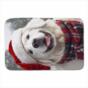 Warren Reed - Designer Christmas White Newfoundland Sherpa Blanket Size: Large White Large Warren Reed - Designer Christmas White Newfoundland Sherpa Blanket Size: Large White Large