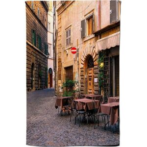 Warren Reed - Designer Cozy Rome Street Tea Towel Multicolor Warren Reed - Designer Cozy Rome Street Tea Towel Multicolor