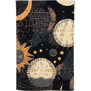 Warren Reed - Designer Gold Sun & Moon Tea Towel in Yellow Yellow Warren Reed - Designer Gold Sun & Moon Tea Towel in Yellow Yellow