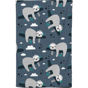 Warren Reed - Designer Sleeping Sloth Pattern Tea Towel in Grey Grey Warren Reed - Designer Sleeping Sloth Pattern Tea Towel in Grey Grey
