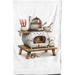 Warren Reed - Designer Easter Egg Oven Tea Towel Multicolor Warren Reed - Designer Easter Egg Oven Tea Towel Multicolor