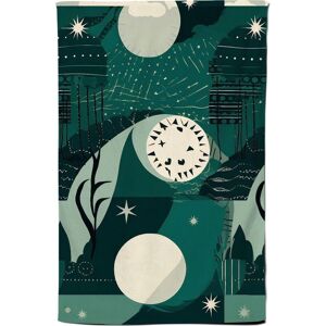 Warren Reed - Designer Abstact Green Cream Moon & Stars Tea Towel Green Warren Reed - Designer Abstact Green Cream Moon & Stars Tea Towel Green
