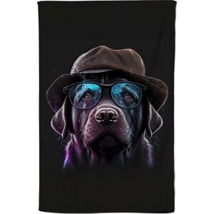 Warren Reed - Designer Labrador Retriever Dog Splashart Tea Towel Multicolor Warren Reed - Designer Labrador Retriever Dog Splashart Tea Towel Multicolor