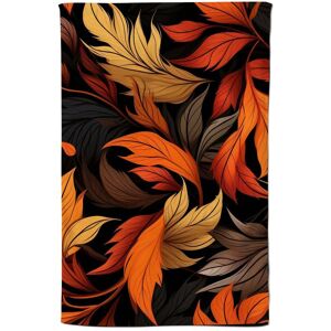 Warren Reed - Designer Autumn Leaves Design Tea Towel in Orange Orange Warren Reed - Designer Autumn Leaves Design Tea Towel in Orange Orange