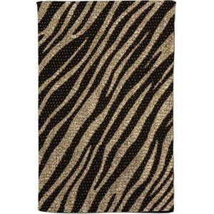Warren Reed - Designer Golden Zebra Print Tea Towel in Brown Brown Warren Reed - Designer Golden Zebra Print Tea Towel in Brown Brown