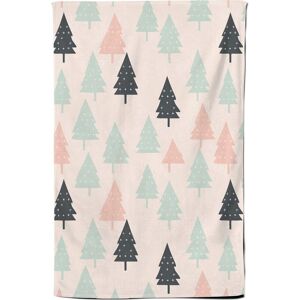 Warren Reed - Designer Christmas Tree Silhouette Pattern Tea Towel in Green Green Warren Reed - Designer Christmas Tree Silhouette Pattern Tea Towel in Green Green