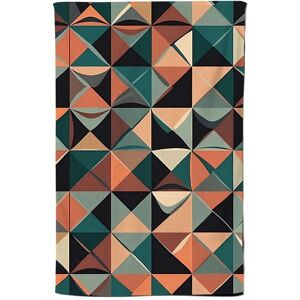 Warren Reed - Designer Geometric Print Pattern Tea Towel in Green Green Warren Reed - Designer Geometric Print Pattern Tea Towel in Green Green
