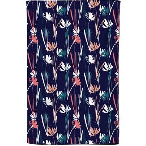 Warren Reed - Designer Hand Drawn Wild Flowers Tea Towel in Blue Blue Warren Reed - Designer Hand Drawn Wild Flowers Tea Towel in Blue Blue