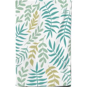 Warren Reed - Designer Multicolor Leafs & Branches Tea Towel in Green Green Warren Reed - Designer Multicolor Leafs & Branches Tea Towel in Green Green