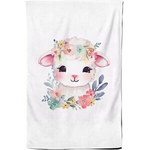 Warren Reed - Designer Hand Drawn Easter Lamb Watercolour Tea Towel Multicolor Warren Reed - Designer Hand Drawn Easter Lamb Watercolour Tea Towel Multicolor