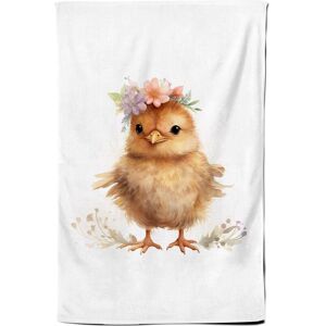 Warren Reed - Designer Watercolour, Cute Easter Chick Tea Towel Multicolor Warren Reed - Designer Watercolour, Cute Easter Chick Tea Towel Multicolor