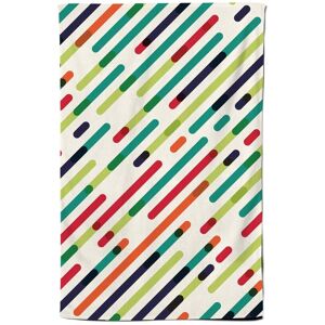 Warren Reed - Designer Coloured Diagonal Abstract Pattern Tea Towel in Green Green Warren Reed - Designer Coloured Diagonal Abstract Pattern Tea Towel in Green Green