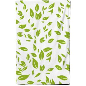 Warren Reed - Designer Green Leaves Tea Towel Green Warren Reed - Designer Green Leaves Tea Towel Green