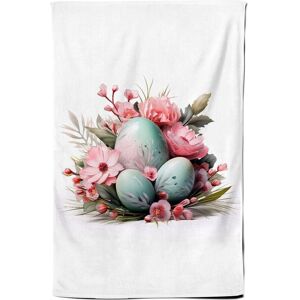 Warren Reed - Designer Easter Egg Arrangement Tea Towel Multicolor Warren Reed - Designer Easter Egg Arrangement Tea Towel Multicolor
