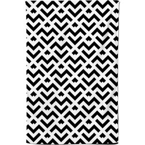 Warren Reed - Designer Black & White Abstract Pattern Tea Towel Black Warren Reed - Designer Black & White Abstract Pattern Tea Towel Black