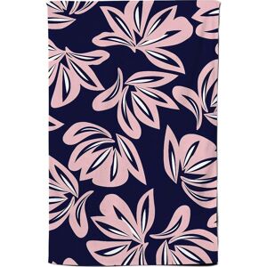 Warren Reed - Designer Pink Navy Floral Botanical Pattern Tea Towel Pink Warren Reed - Designer Pink Navy Floral Botanical Pattern Tea Towel Pink