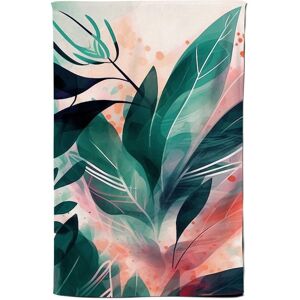 Warren Reed - Designer Green Feather leaves Tropical Tea Towel Green Warren Reed - Designer Green Feather leaves Tropical Tea Towel Green