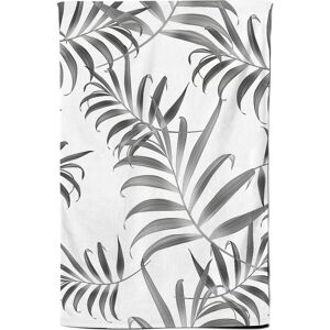Warren Reed - Designer Hawaiian Style Palm Leaves Tea Towel in Grey Grey Warren Reed - Designer Hawaiian Style Palm Leaves Tea Towel in Grey Grey