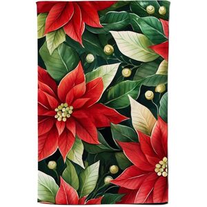 Warren Reed - Designer Poinsetta Watercolour Tea Towel in Red Red Warren Reed - Designer Poinsetta Watercolour Tea Towel in Red Red