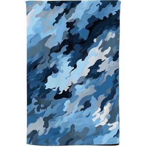Warren Reed - Designer Blue & Grey Canvas Brushstrokes Tea Towel Blue Warren Reed - Designer Blue & Grey Canvas Brushstrokes Tea Towel Blue