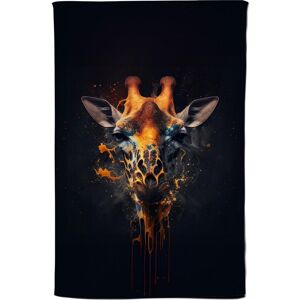 Warren Reed - Designer Golden Giraffe Face Splashart Tea Towel in Yellow Yellow Warren Reed - Designer Golden Giraffe Face Splashart Tea Towel in Yellow Yellow
