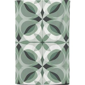 Warren Reed - Designer Geometric Green Grey Tea Towel Green Warren Reed - Designer Geometric Green Grey Tea Towel Green