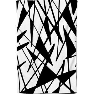 Warren Reed - Designer Brush Abstract Pattern Tea Towel in Grey Grey Warren Reed - Designer Brush Abstract Pattern Tea Towel in Grey Grey