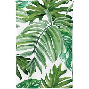 Warren Reed - Designer Exotic Rainforest Leaves Tea Towel in Green Green Warren Reed - Designer Exotic Rainforest Leaves Tea Towel in Green Green