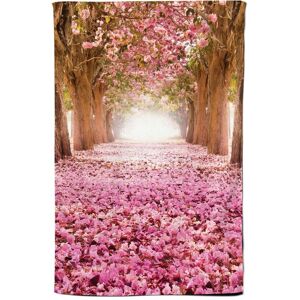 Warren Reed - Designer Pink Flower Tree Tunnel Tea Towel Pink Warren Reed - Designer Pink Flower Tree Tunnel Tea Towel Pink