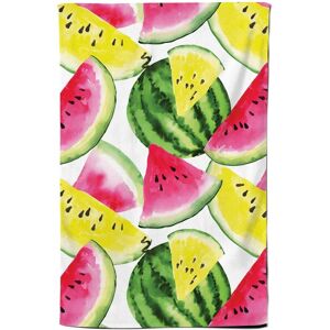 Warren Reed - Designer Colourful Melon Pattern Tea Towel in Yellow Yellow Warren Reed - Designer Colourful Melon Pattern Tea Towel in Yellow Yellow