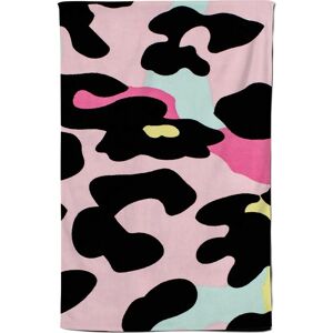 Warren Reed - Designer Colourful Leopard Print Tea Towel in Pink Pink Warren Reed - Designer Colourful Leopard Print Tea Towel in Pink Pink