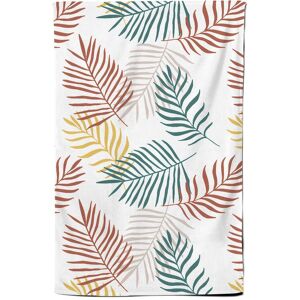 Warren Reed - Designer Palm Branches In Natural Colors Tea Towel in Green Green Warren Reed - Designer Palm Branches In Natural Colors Tea Towel in Green Green
