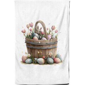 Warren Reed - Designer Watercolour Sweet Easter Basket Tea Towel Multicolor Warren Reed - Designer Watercolour Sweet Easter Basket Tea Towel Multicolor