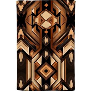 Warren Reed - Designer Black & Brown Intricate Pattern Tea Towel Brown Warren Reed - Designer Black & Brown Intricate Pattern Tea Towel Brown